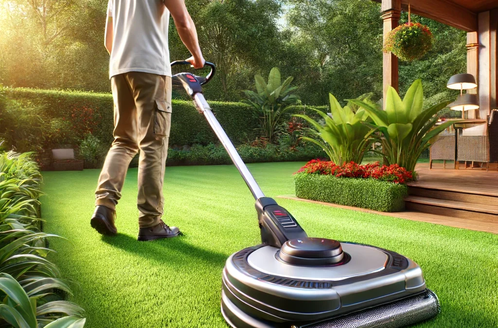 Can you hover fake grass