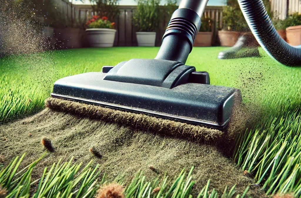 Can you vacuum artificial grass